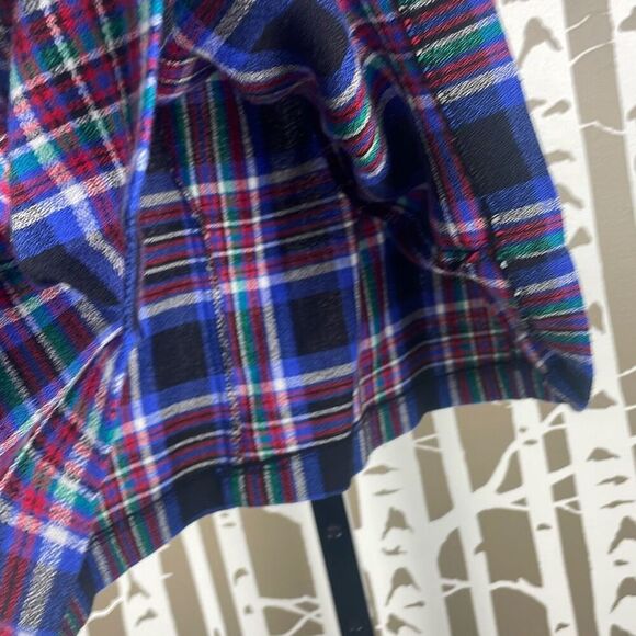 Vintage 90’s Plaid Academia Front Pleated Mini Skirt 8 - Picture 4 of 9